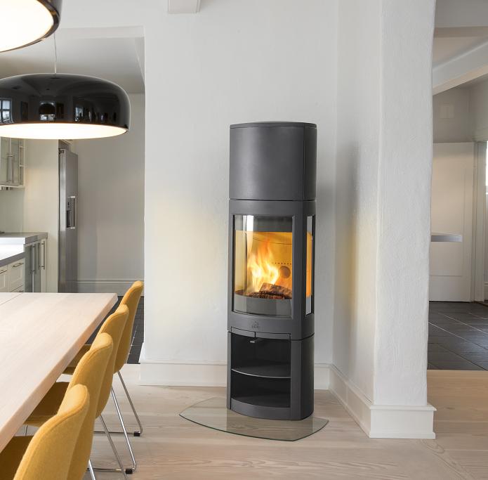 Zestaw kominek powietrzny stalowy KRATKI LUCY Prawy BLACK 14 kW Ø 200 z akcesoriami F 371 Advance HT BP int 1 - Zestaw kominek powietrzny stalowy KRATKI LUCY Prawy BLACK 14 kW Ø 200 z akcesoriami